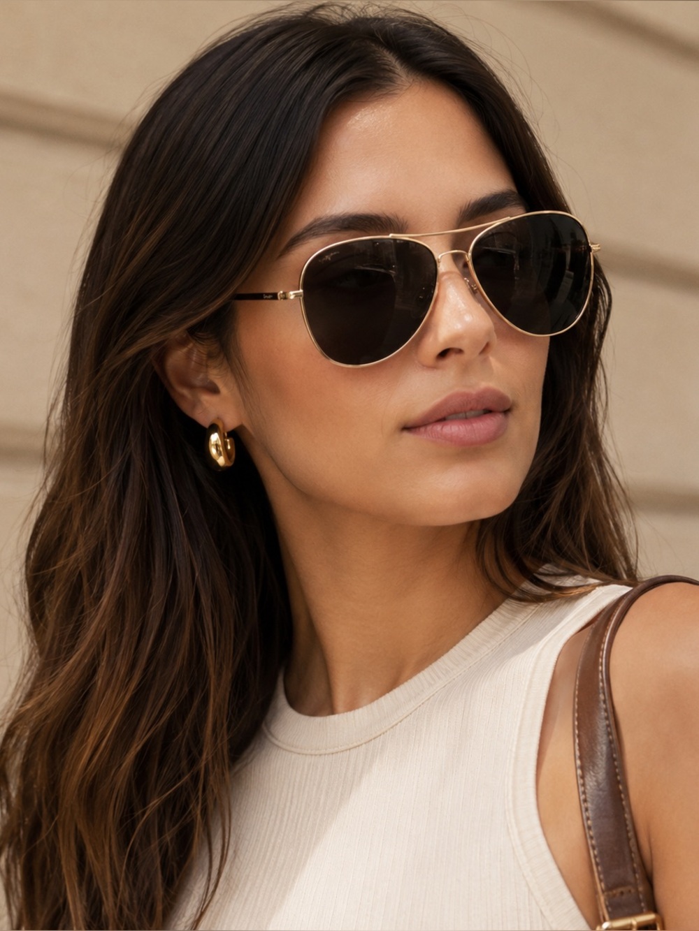Ferragamo Aviator Sunglasses